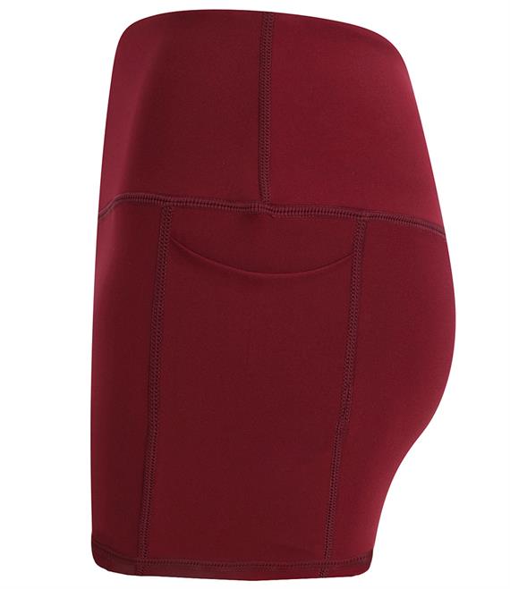 Ladies Pocket 'Moxie' Shorts - Burgundy